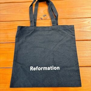 Reformation Tote Bag in Black